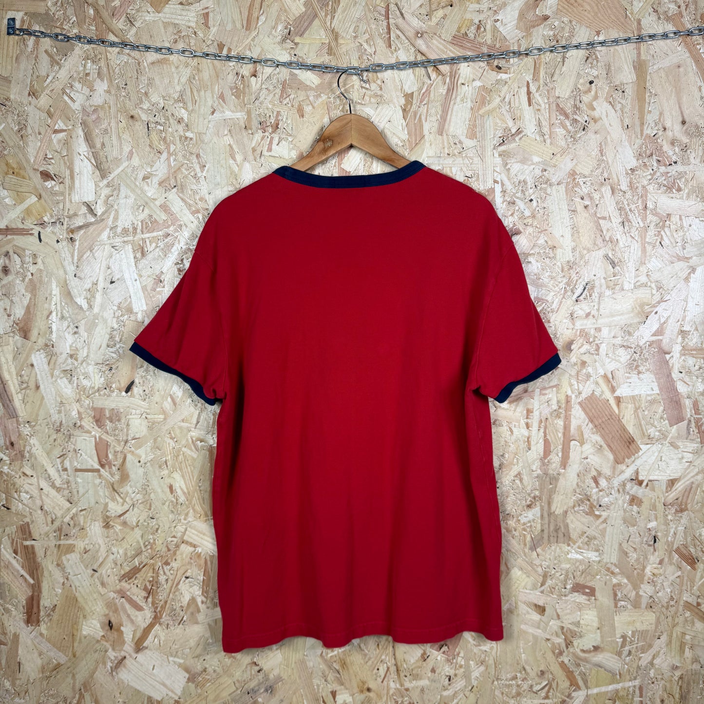 Ralph Lauren Polo Team Red Spell Out T-Shirt Size L