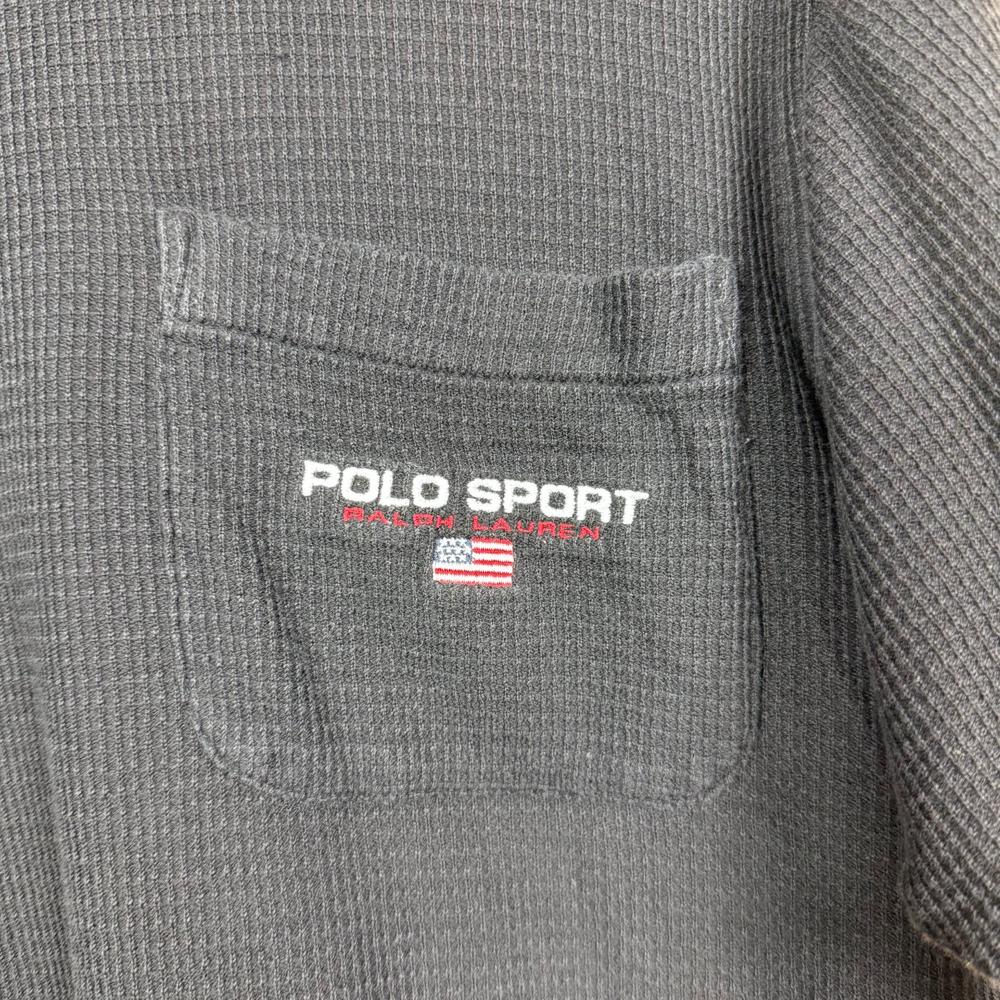 Ralph Lauren Polo Sport Black Pocket T-Shirt Size M