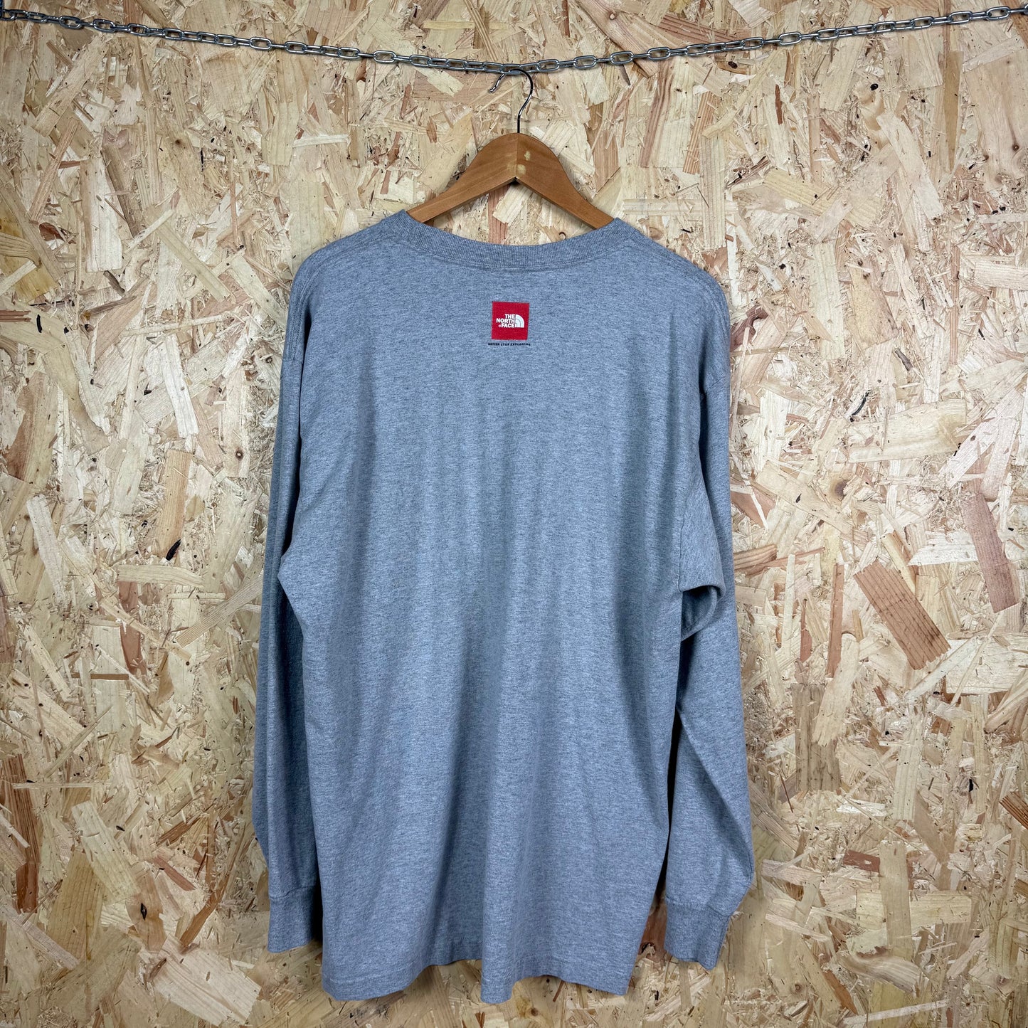 The North Face Grey Long Sleeve T-Shirt Size XL