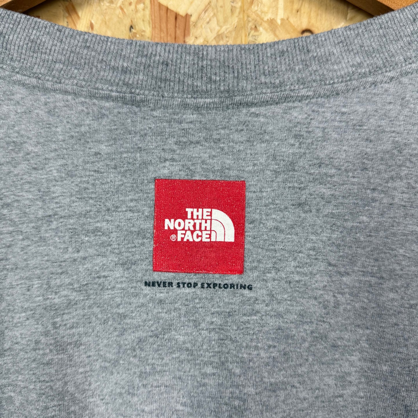 The North Face Grey Long Sleeve T-Shirt Size XL