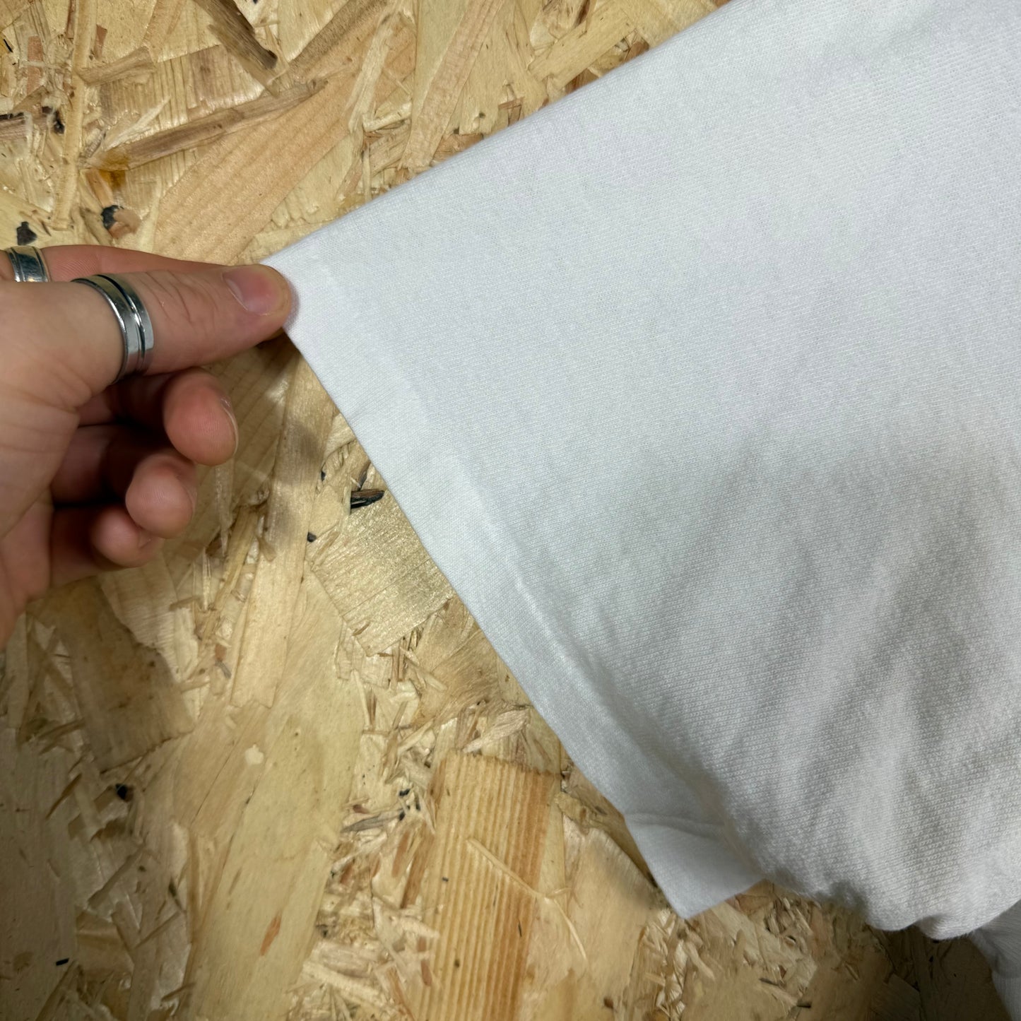 Nike 1990's White Graphic T-Shirt Single Stitch Size M