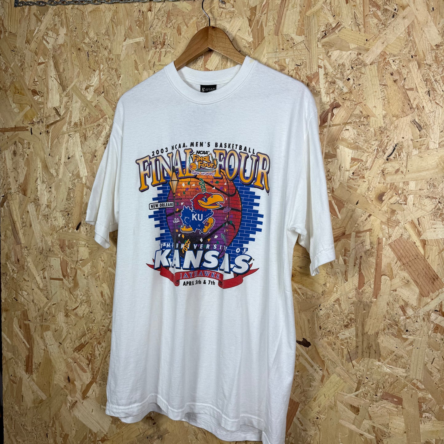 Kansas Jayhawks 2003 T-Shirt Size L