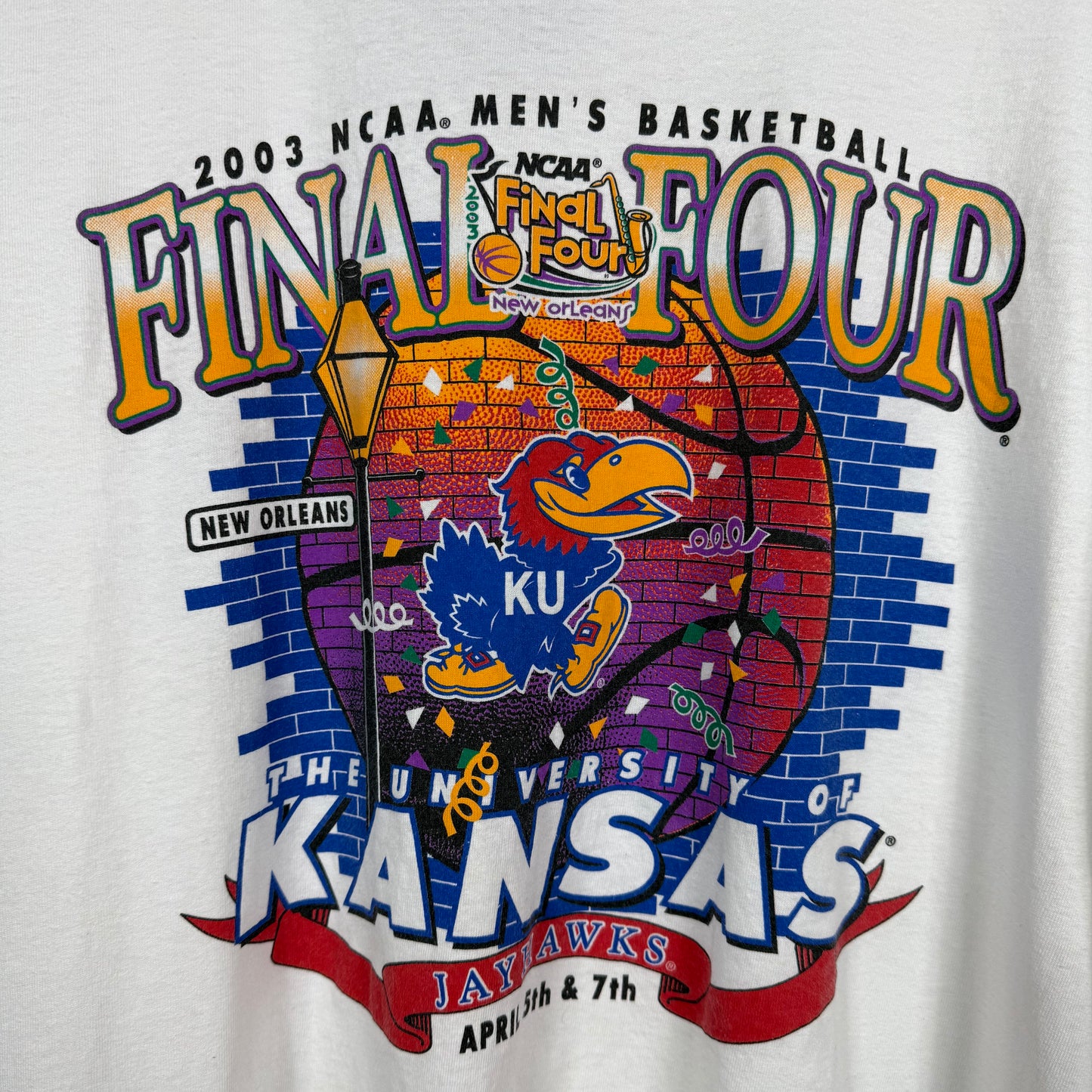 Kansas Jayhawks 2003 T-Shirt Size L