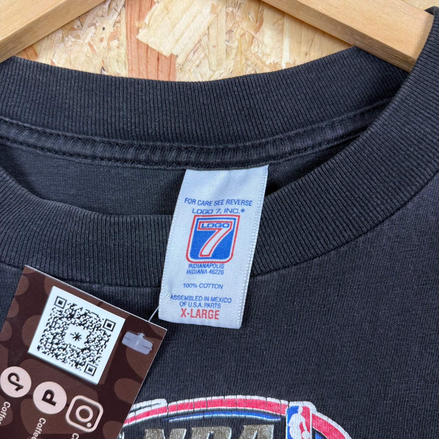 Utah Jazz 1998 NBA Champions Black T-Shirt Size XL