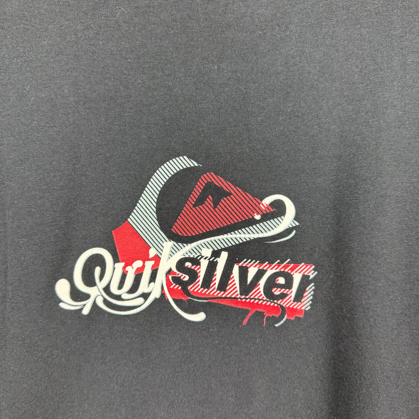 QuickSilver Black Graphic T-Shirt Size M