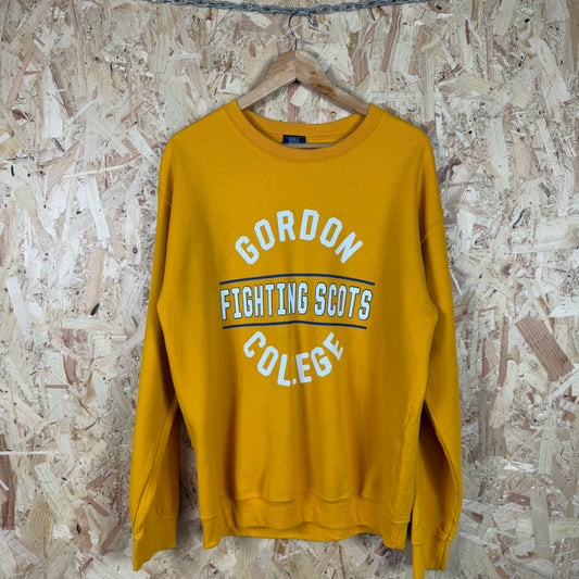 Gordon Fighting Scots College Yellow Sweatshirt Size M