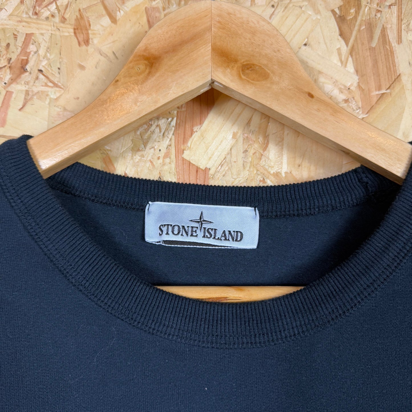 Stone Island Navy Sweatshirt Size L