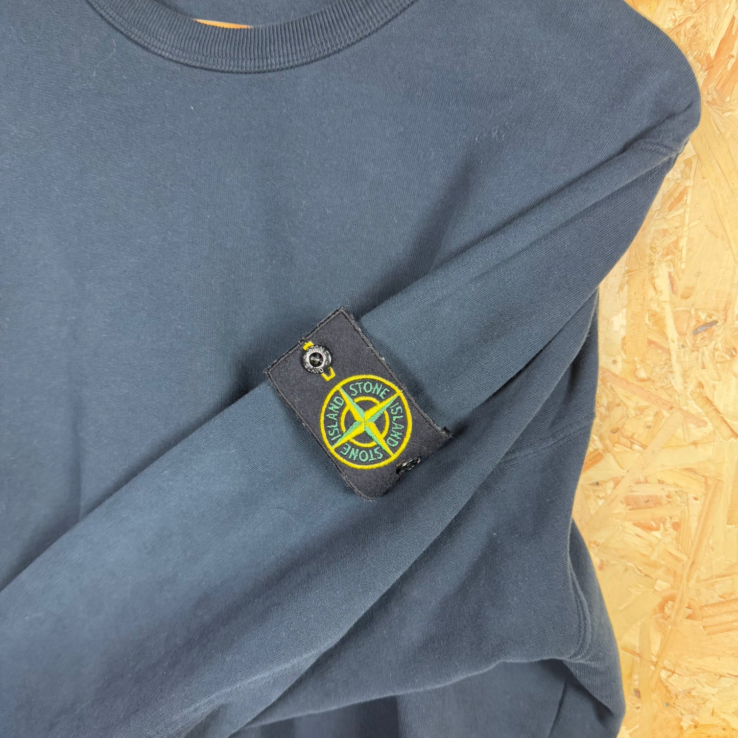 Stone Island Navy Sweatshirt Size L
