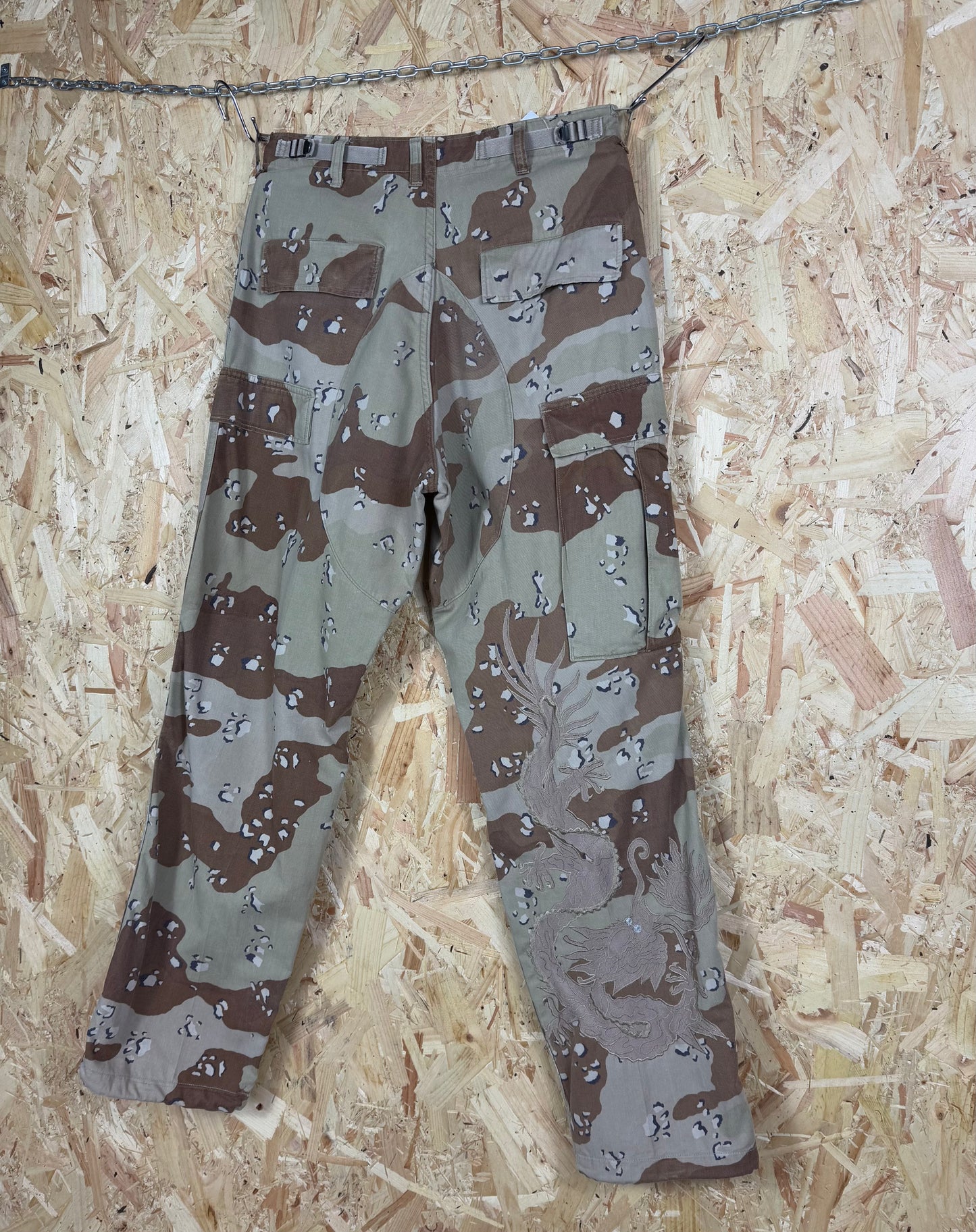 Maharishi Cargos Camo Button Fly 31W 31L