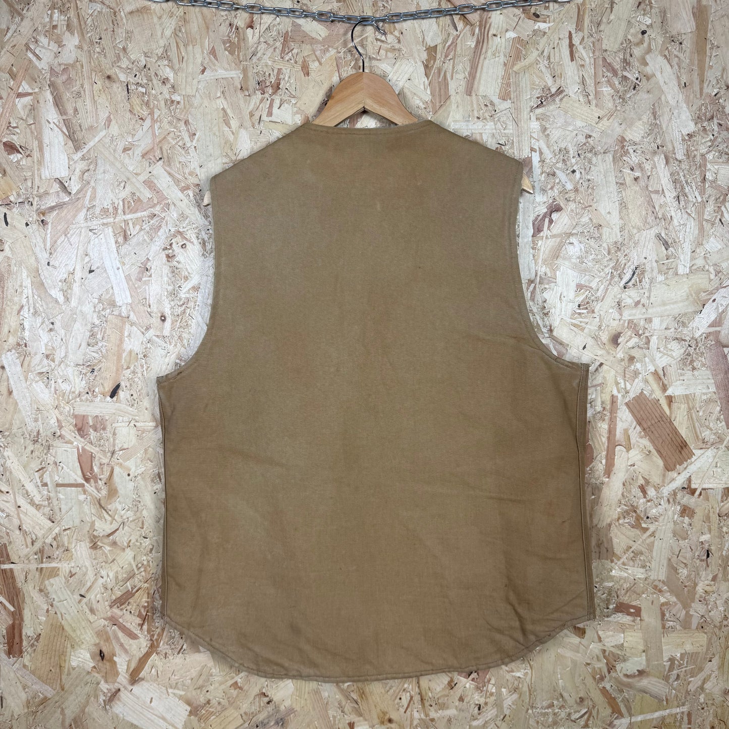 Carhartt Lined Beige Gilet Size L