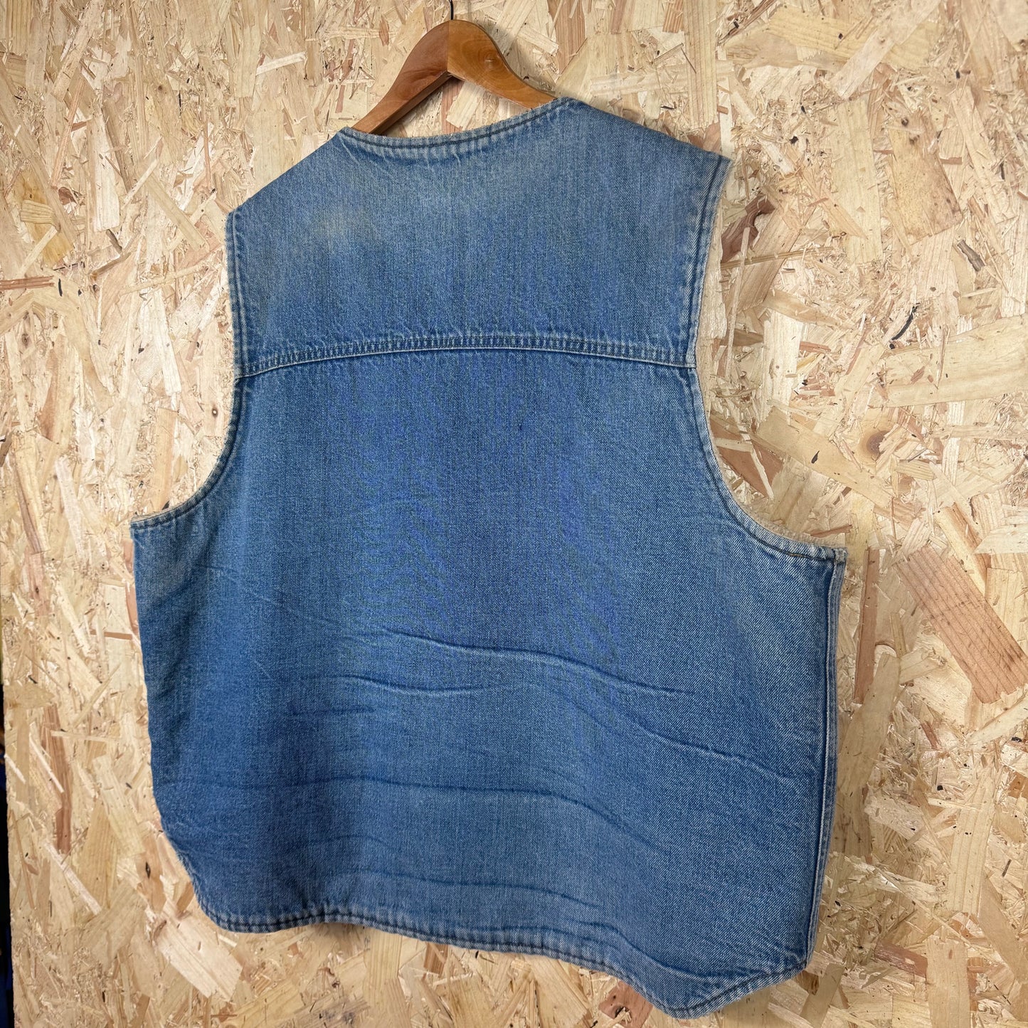 Carhartt Lined Denim Gilet Size 2XL