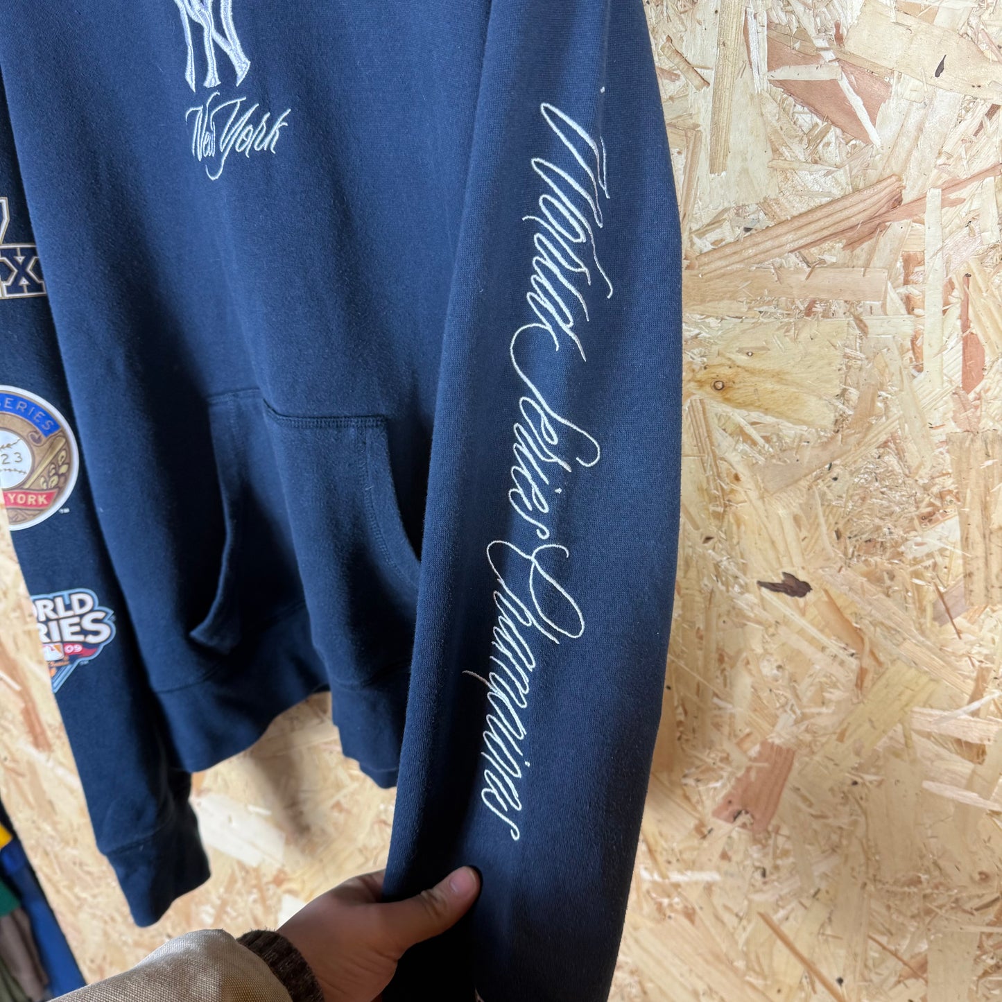 New York Yankees New Era Navy Hoody Size L