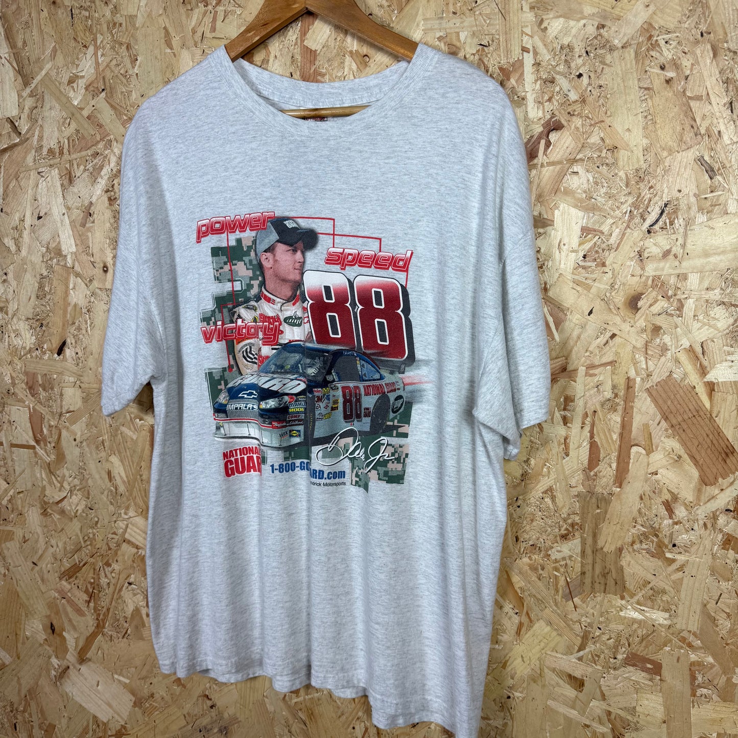 NASCAR Dale Earnhardt Jr Power #88 Grey Size XL