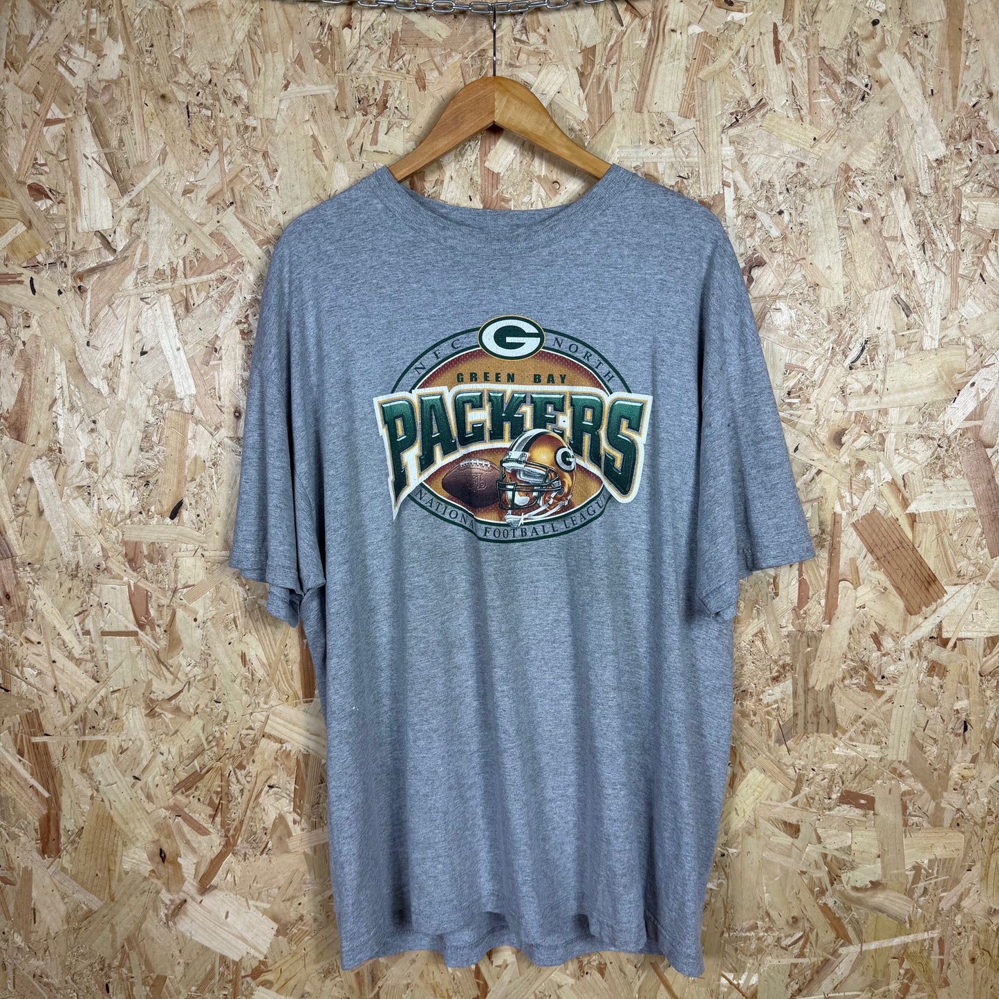 Green Bay Packers Grey Graphic T-Shirt Size 2XL