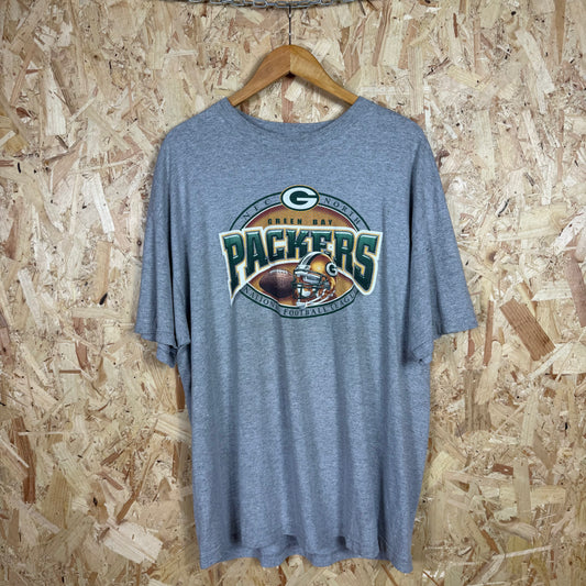 Green Bay Packers Grey Graphic T-Shirt Size 2XL