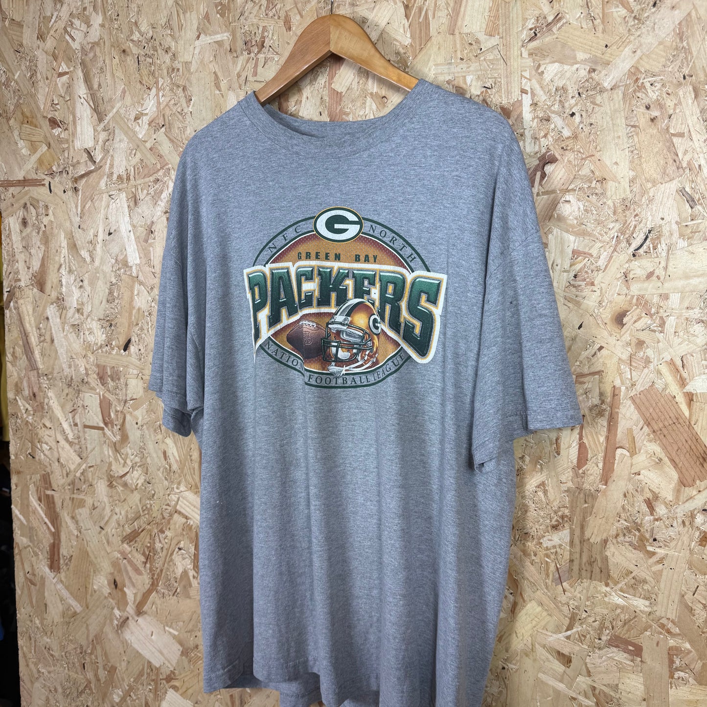 Green Bay Packers Grey Graphic T-Shirt Size 2XL