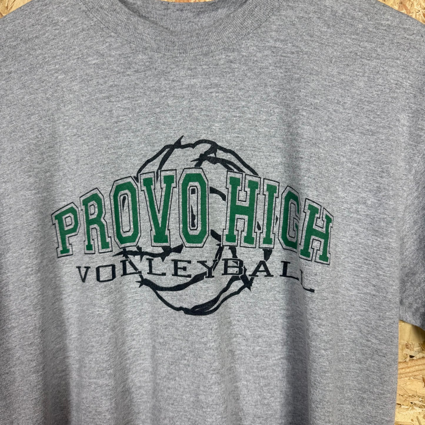Provo High Volleyball Grey T-Shirt Size S
