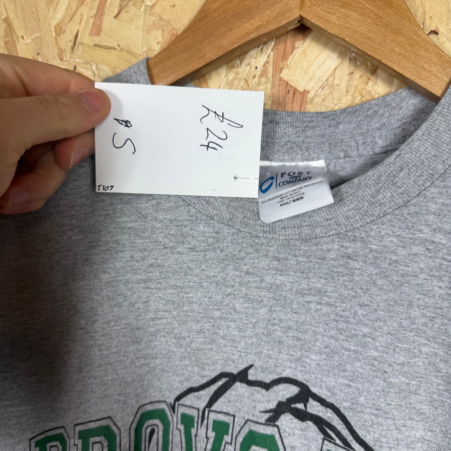 Provo High Volleyball Grey T-Shirt Size S