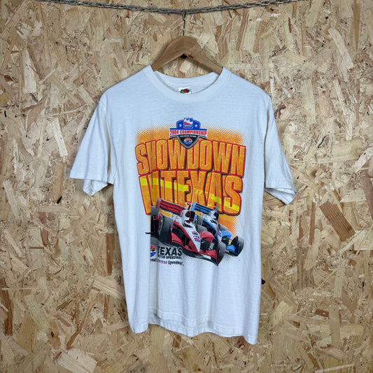 Texas Motor Speedway 2004 Championship White Graphic T-Shirt Size M