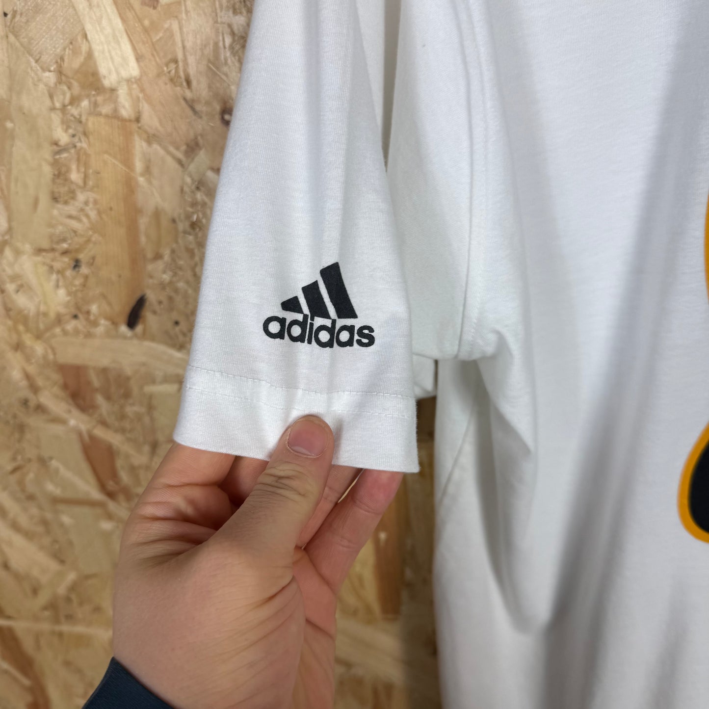 Adidas Real Madrid David Beckham White T-Shirt Size M