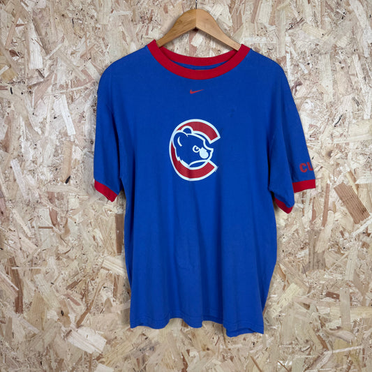Nike Chicago Cubs MLB Blue T-Shirt Size L