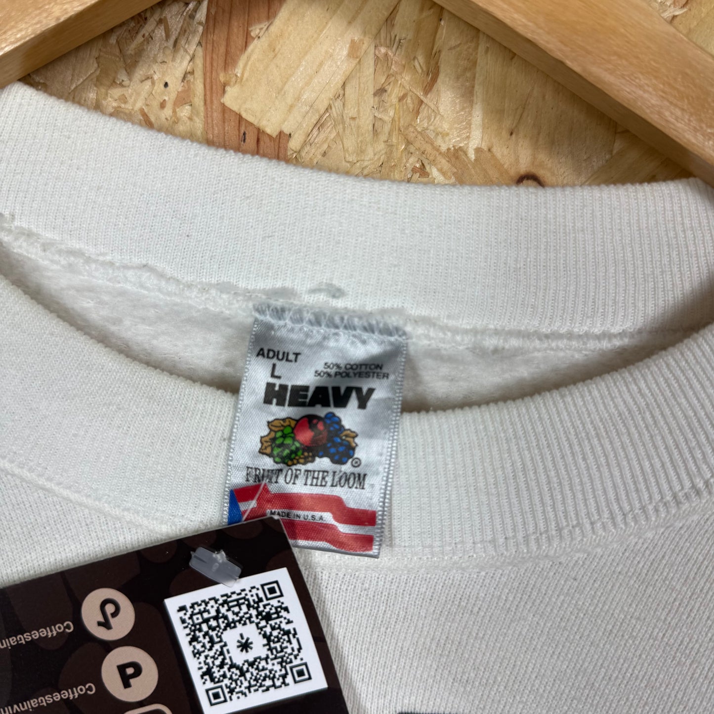 Boston Hockey Club White Sweatshirt Size L