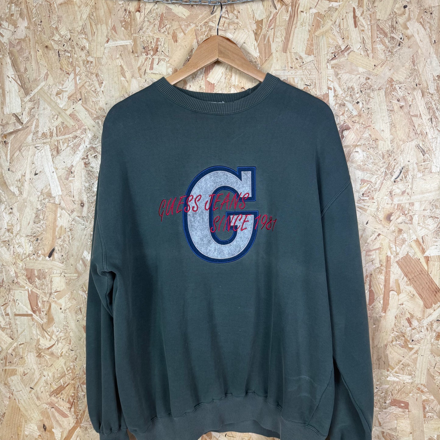 Guess Jeans Green Sweatshirt Size L