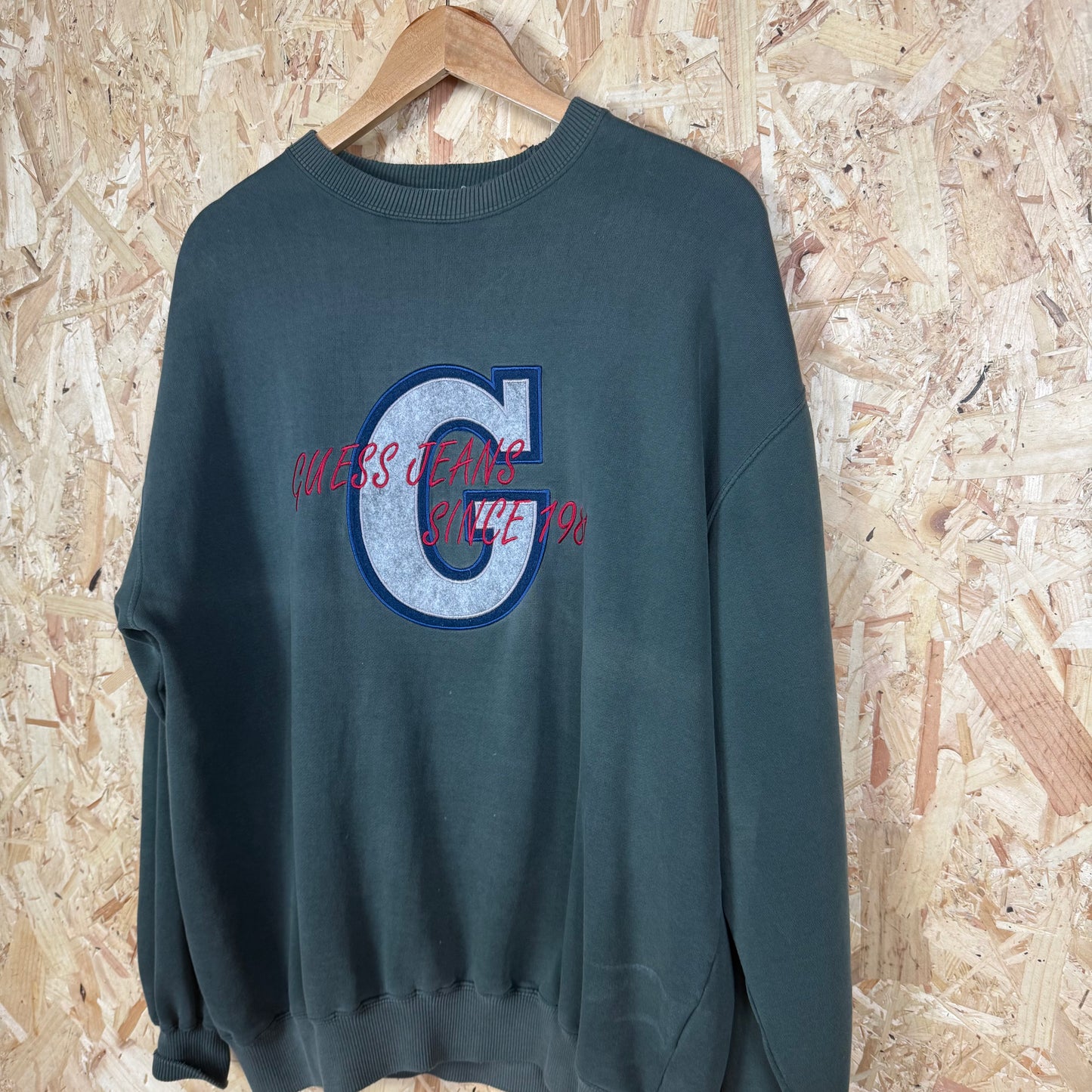 Guess Jeans Green Sweatshirt Size L