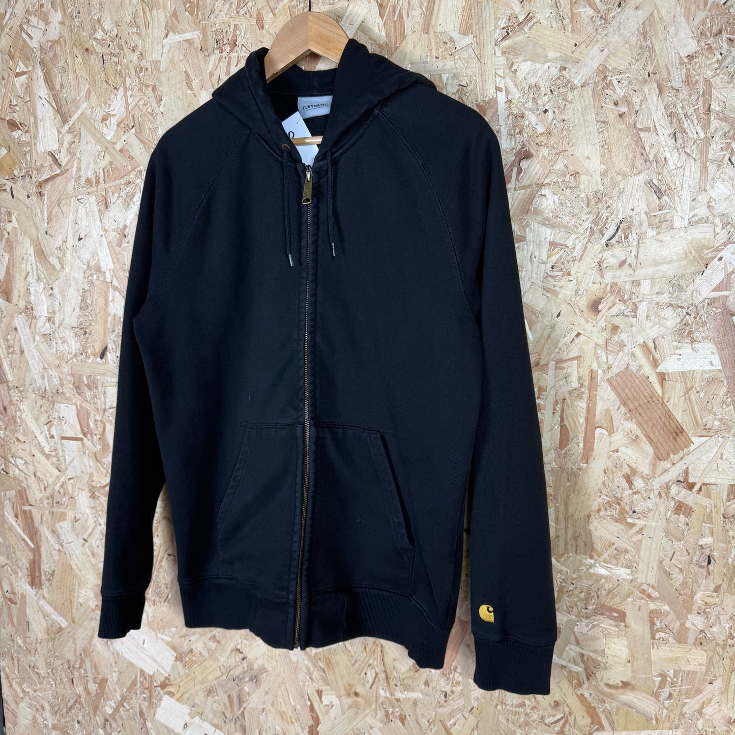 Carhartt Black Zip Up Hoodie Size S/M