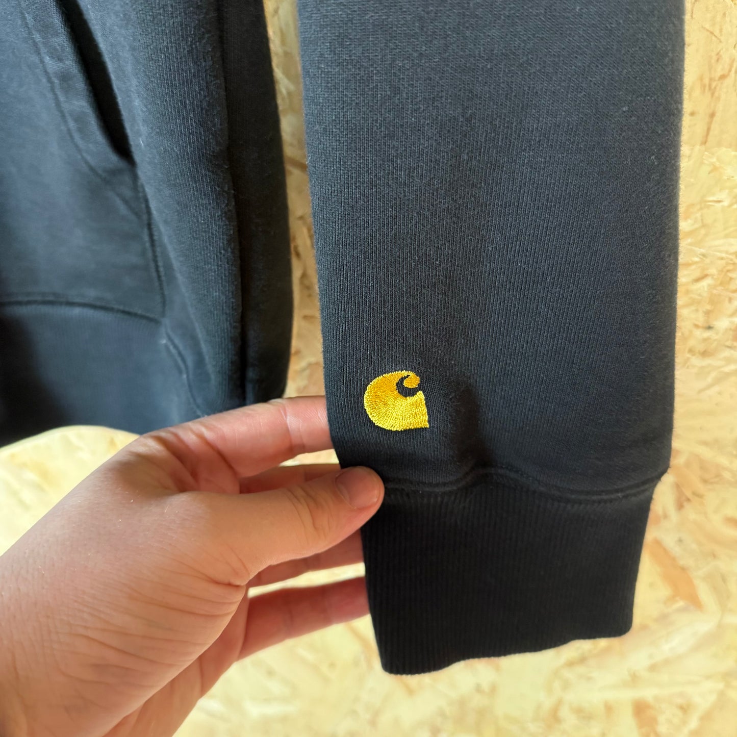 Carhartt Black Zip Up Hoodie Size S/M