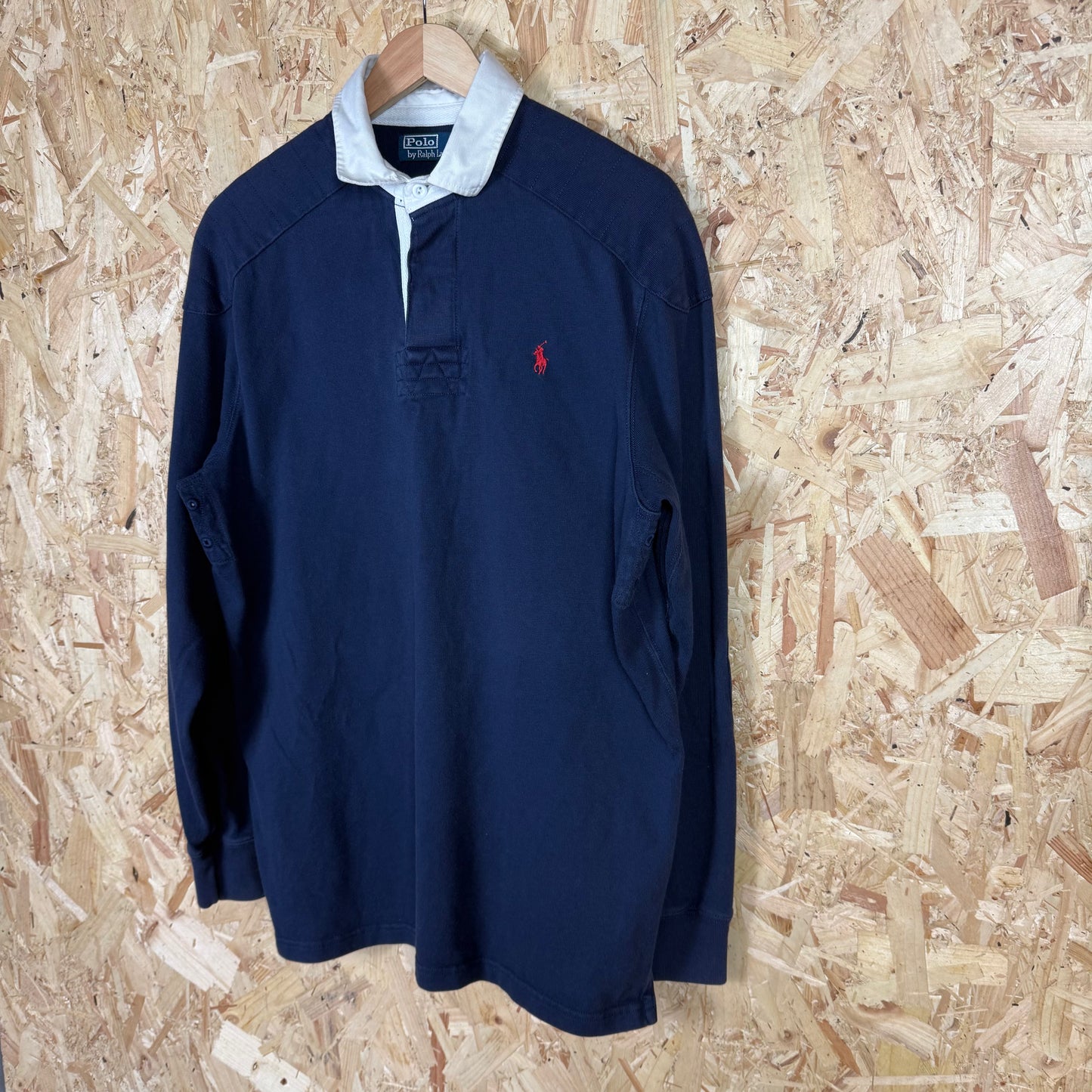 Polo Ralph Lauren Navy Rugby Shirt Size M