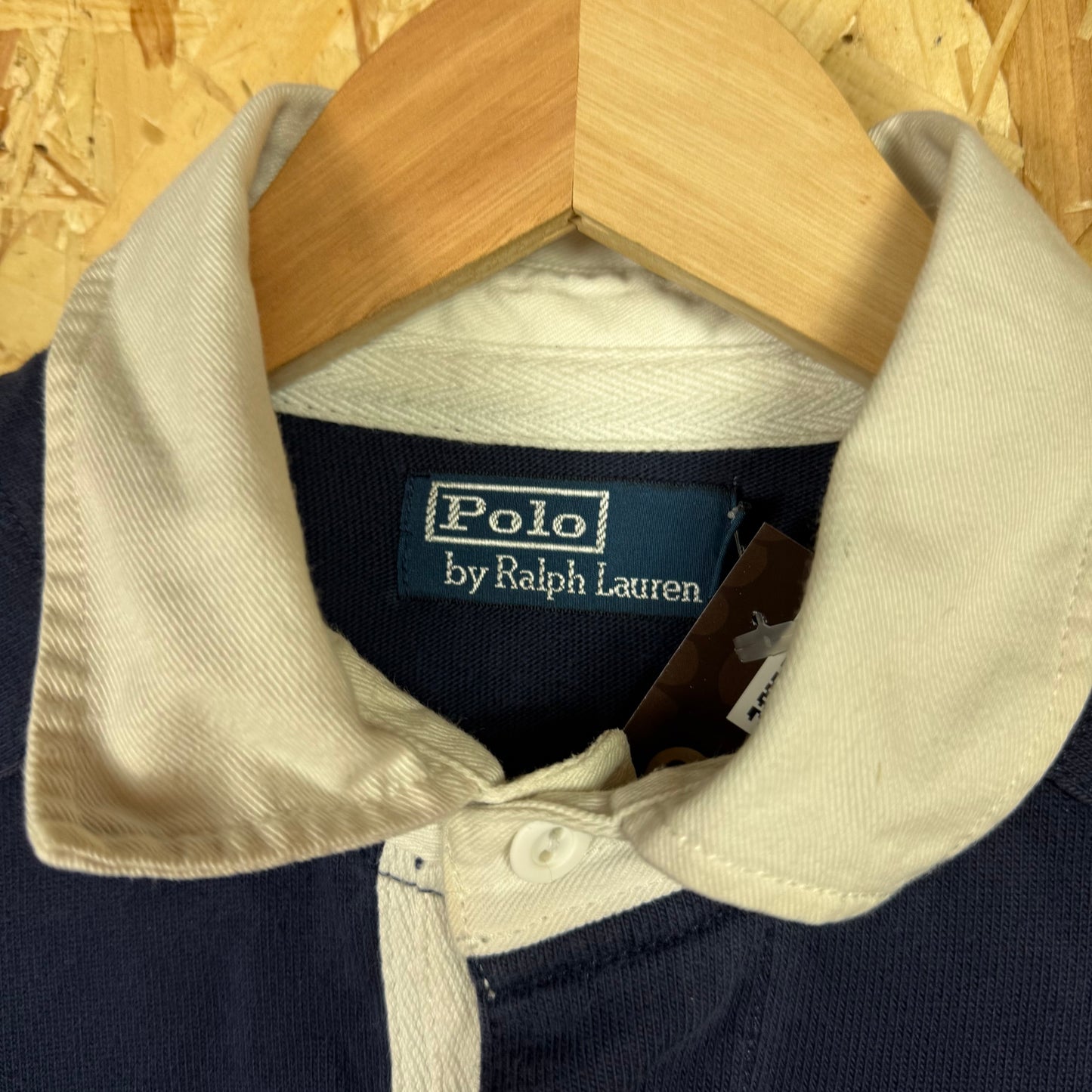 Polo Ralph Lauren Navy Rugby Shirt Size M