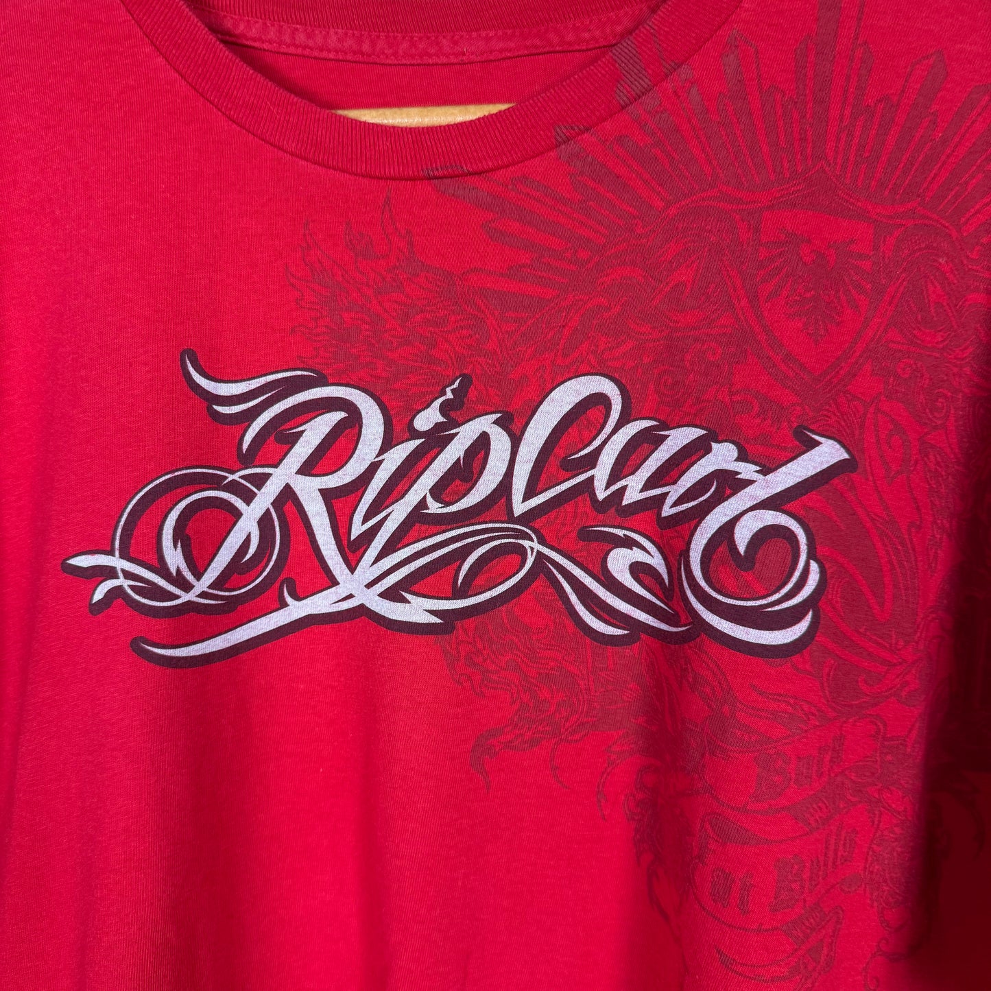 RipCurl Y2K Red T-Shirt Size XL