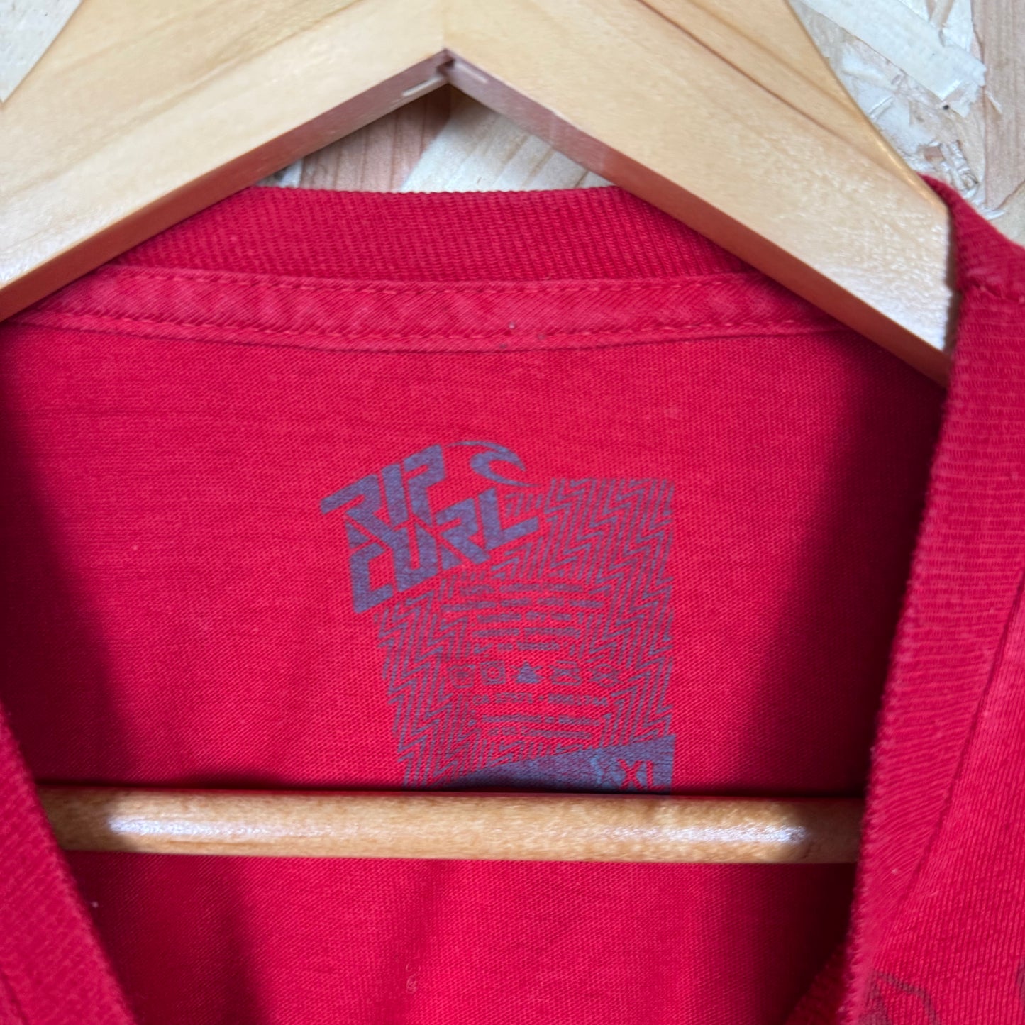 RipCurl Y2K Red T-Shirt Size XL