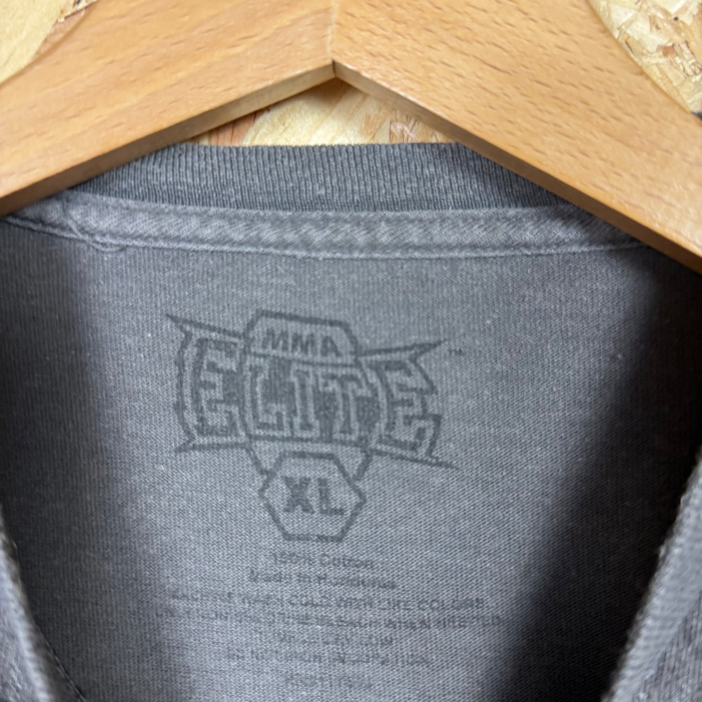 Mma Elite Y2K Grey Skull T-Shirt Size XL