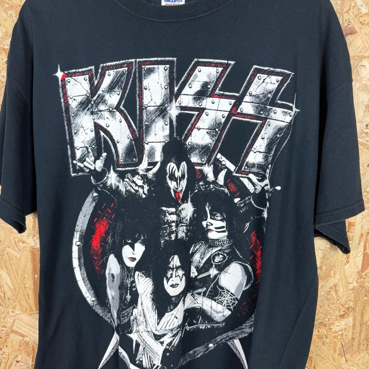 KISS Monsters Tour 2013 Black Graphic T-Shirt Size XL