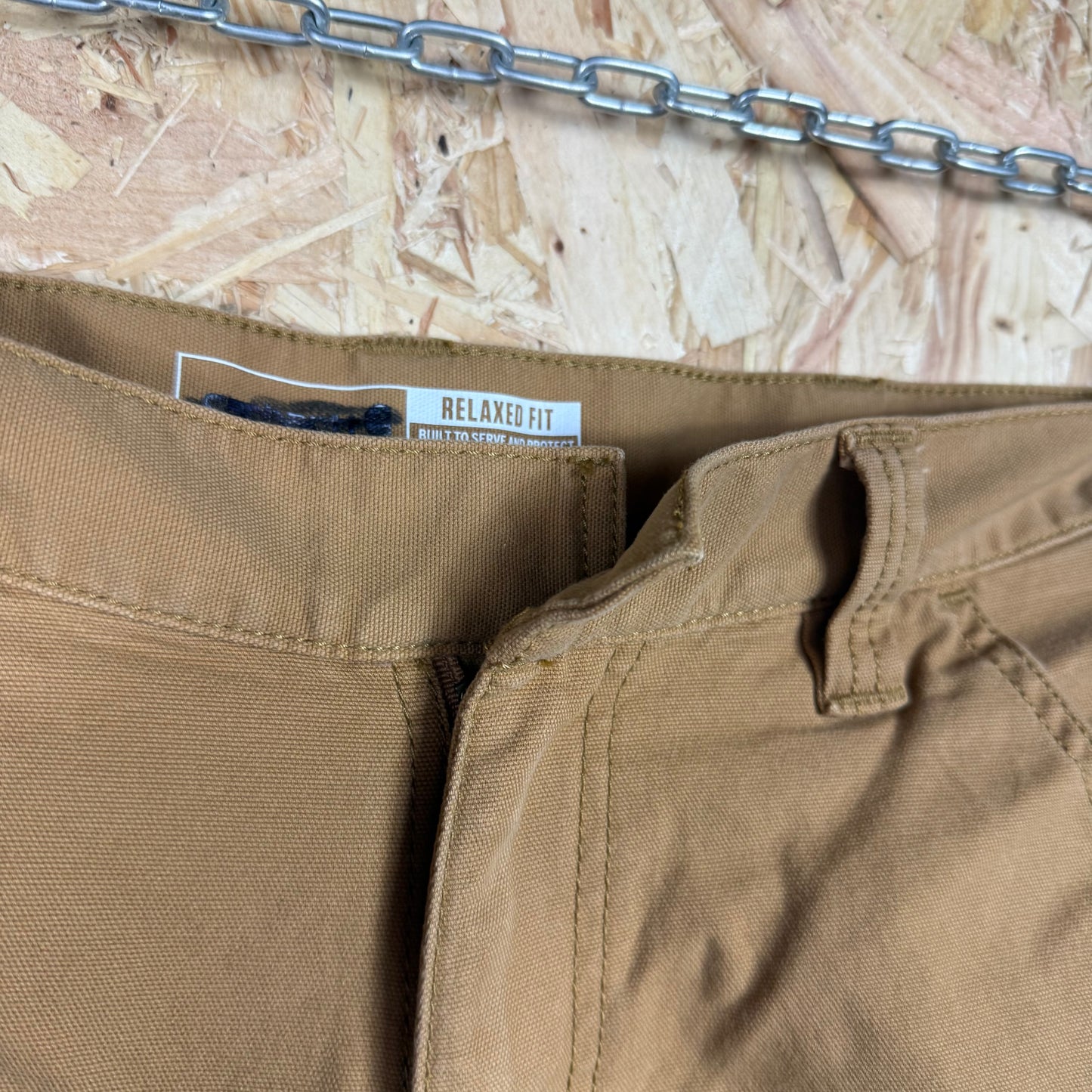 Carhartt Carpenter Camel Workwear Shorts Relaxed Fit W30