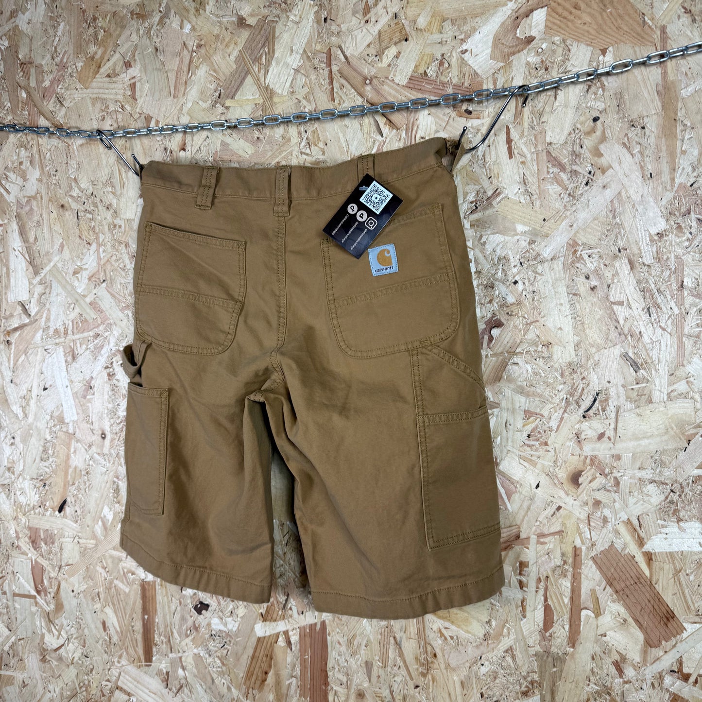 Carhartt Carpenter Camel Workwear Shorts Relaxed Fit W30