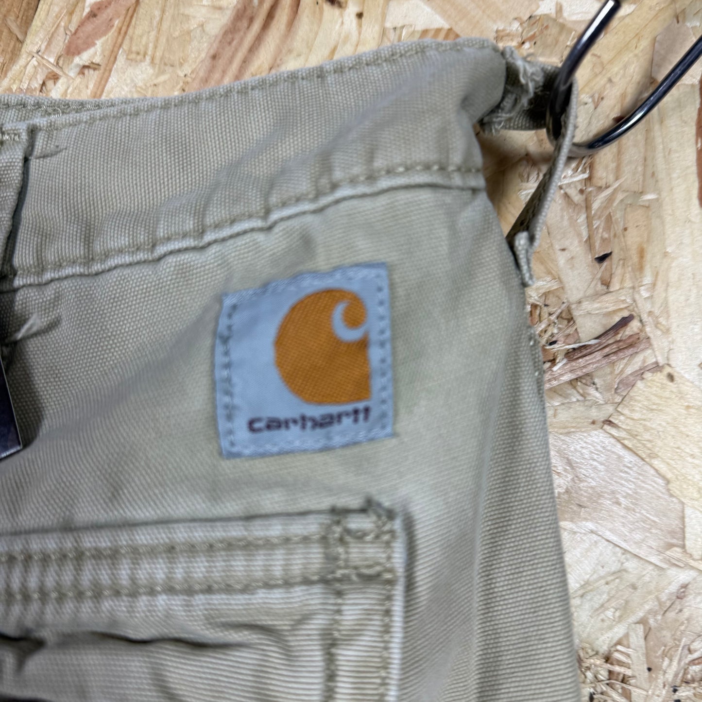 Carhartt Cargo Beige Workwear Shorts Relaxed Fit W36