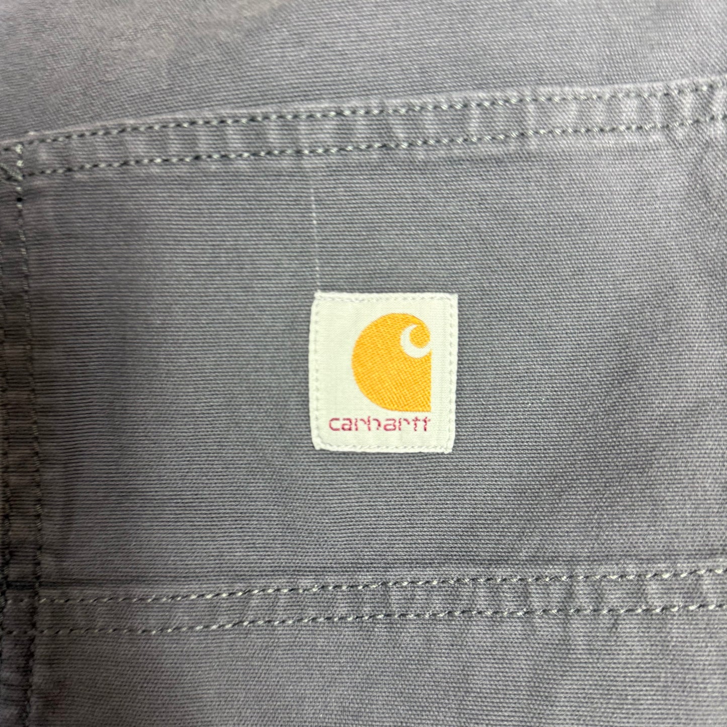 Carhartt Carpenter Grey Workwear Shorts Relaxed Fit W34