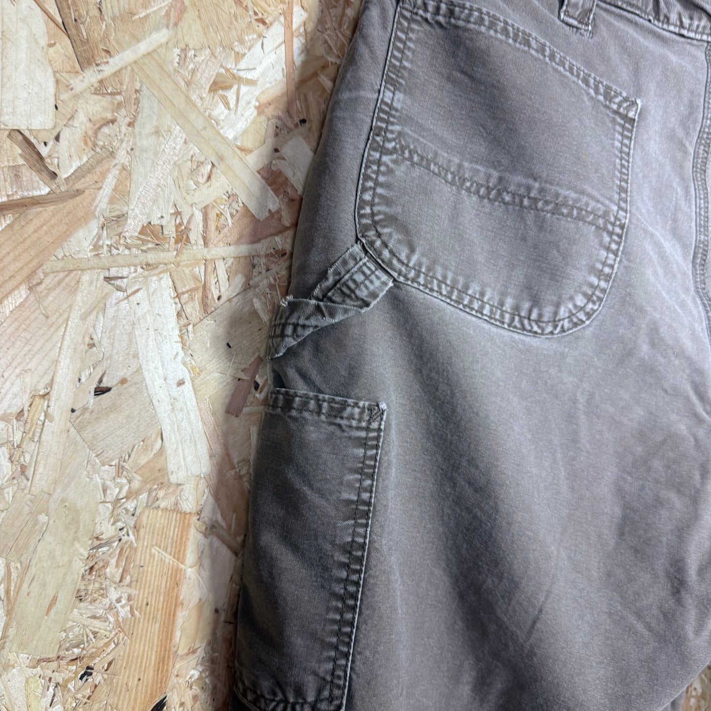 Carhartt Carpenter Brown Workwear Shorts Relaxed Fit W34