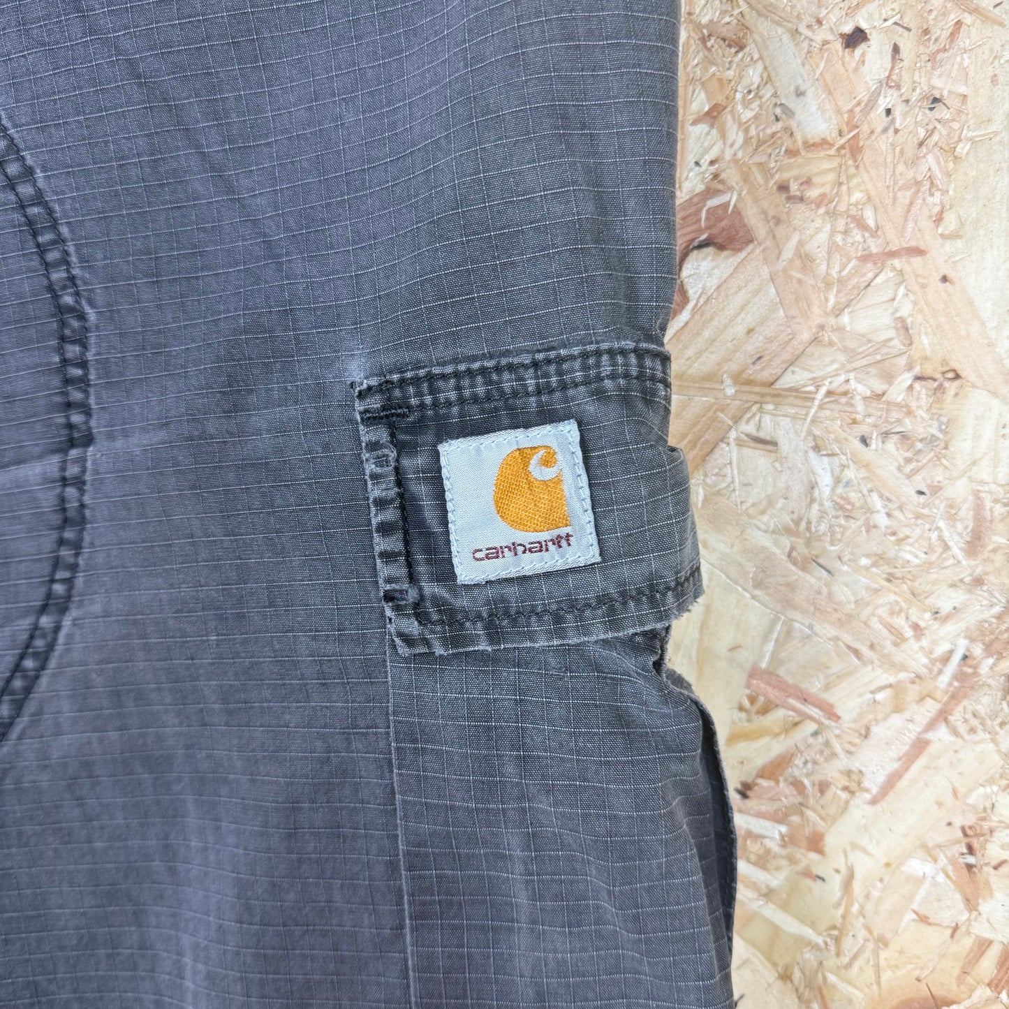 Carhartt Carpenter Grey Workwear Shorts Relaxed Fit W32