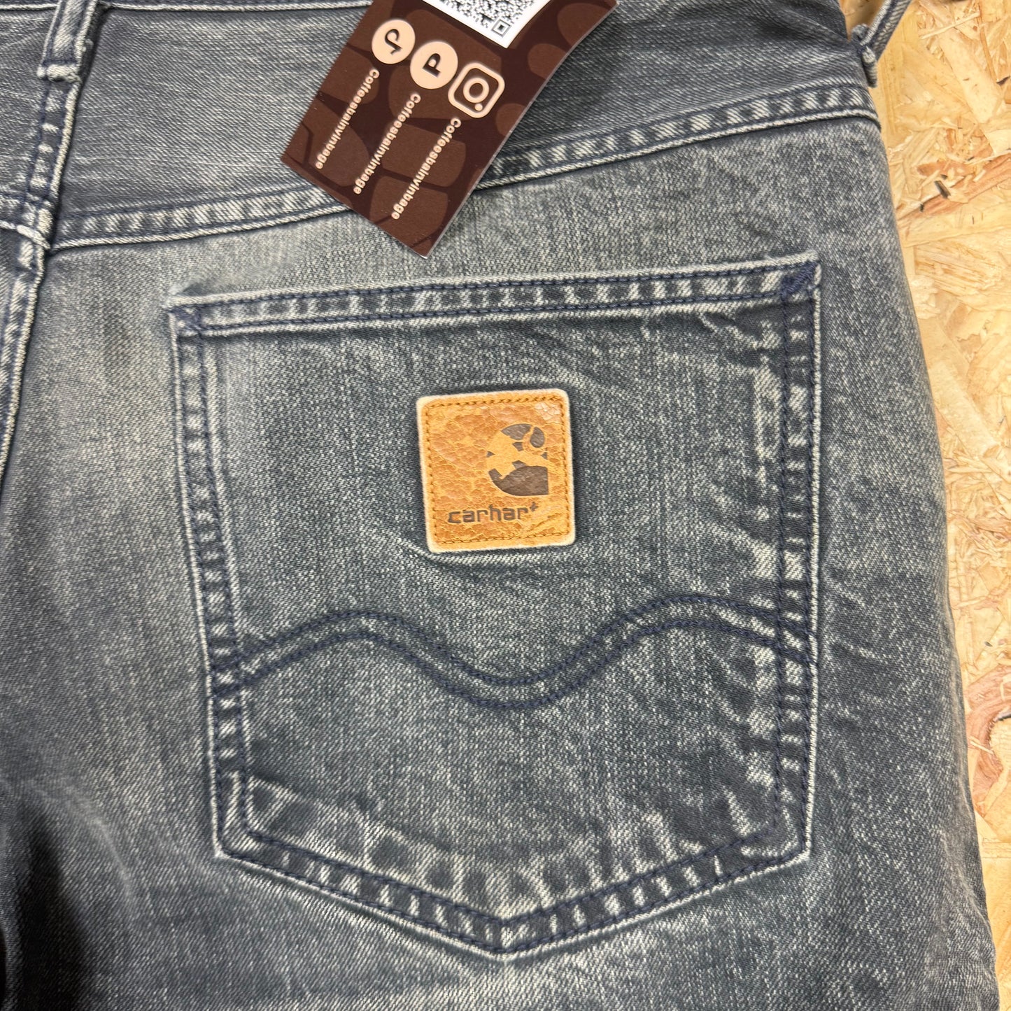 Carhartt Carpenter Washed Black Workwear Shorts Relaxed Fit W31