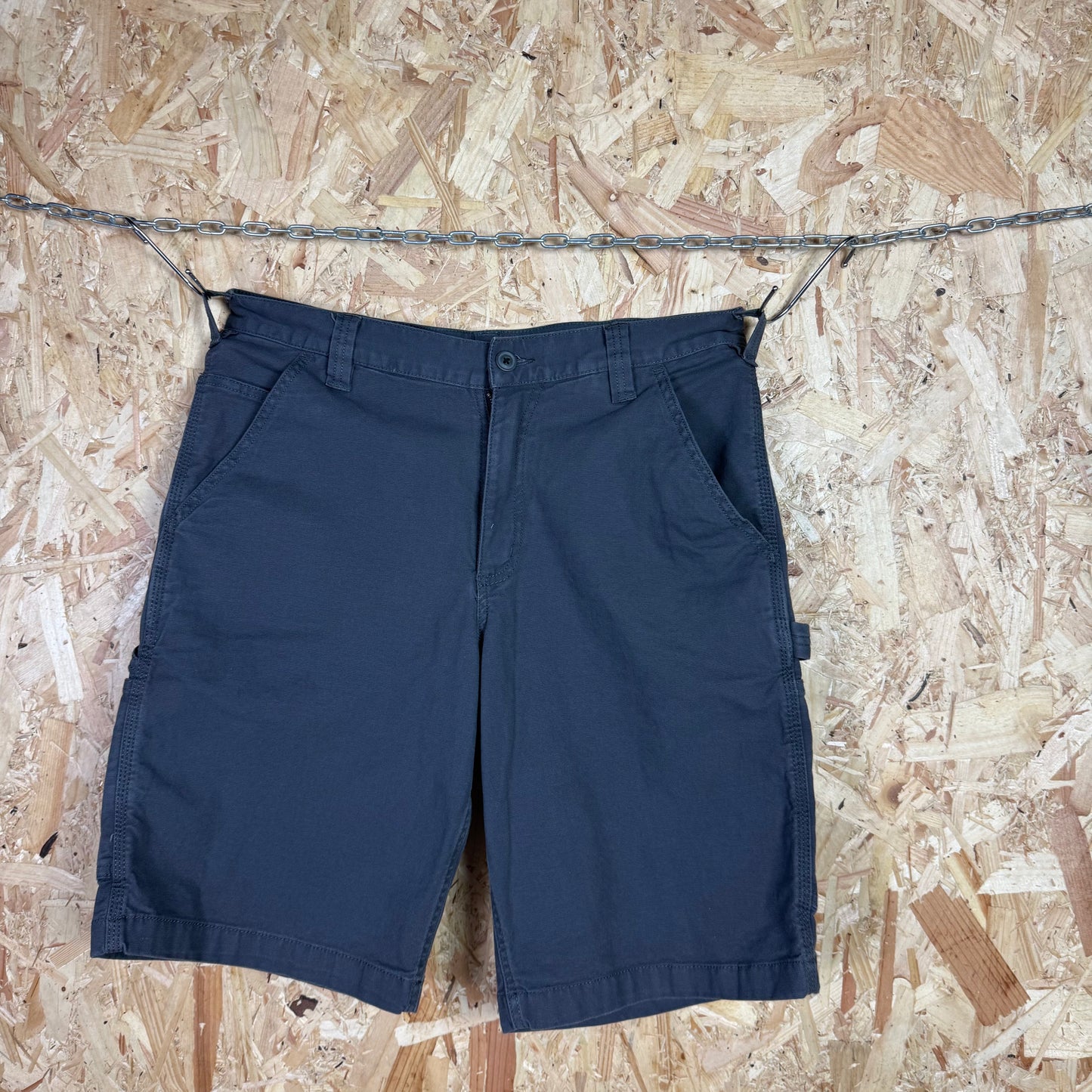 Carhartt Carpenter Grey Workwear Shorts Relaxed Fit W32