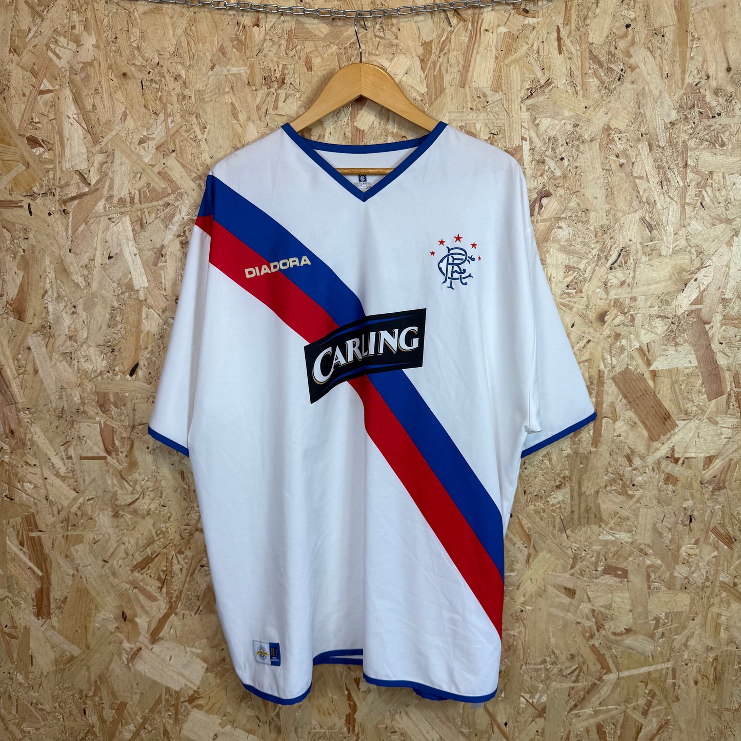 Rangers 2004-05 Away Shirt Diadora Size 2XL