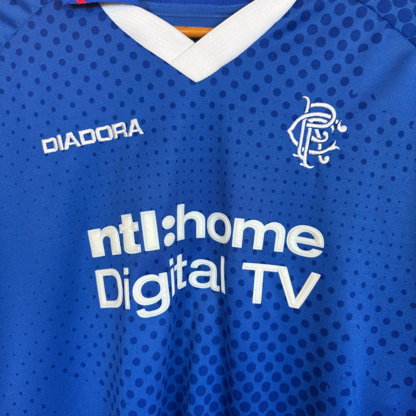 Rangers 2002-03 Diadora Home Shirt Size 2XL New With Tags