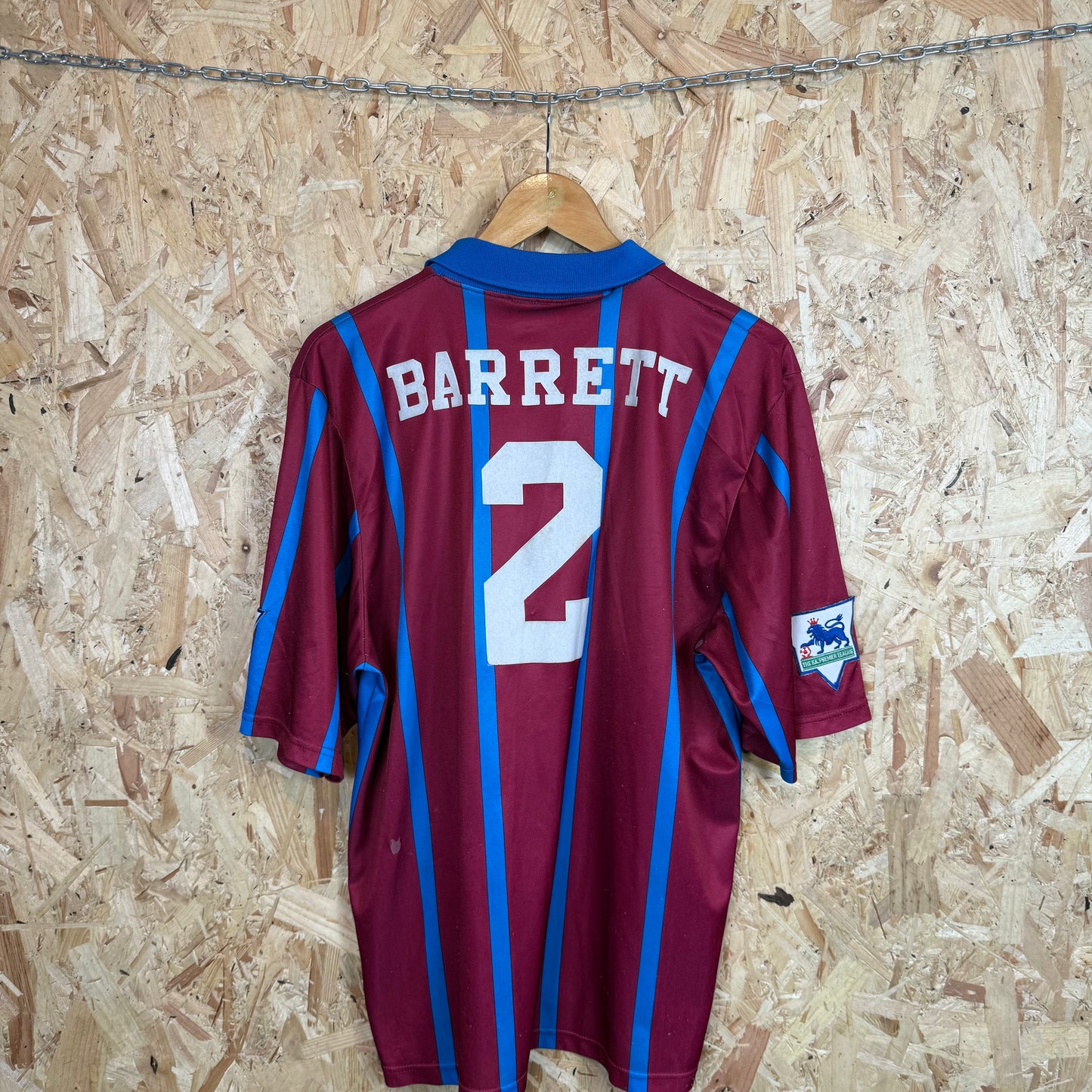 Aton Villa 1993-95 Asics Home Shirt Size L