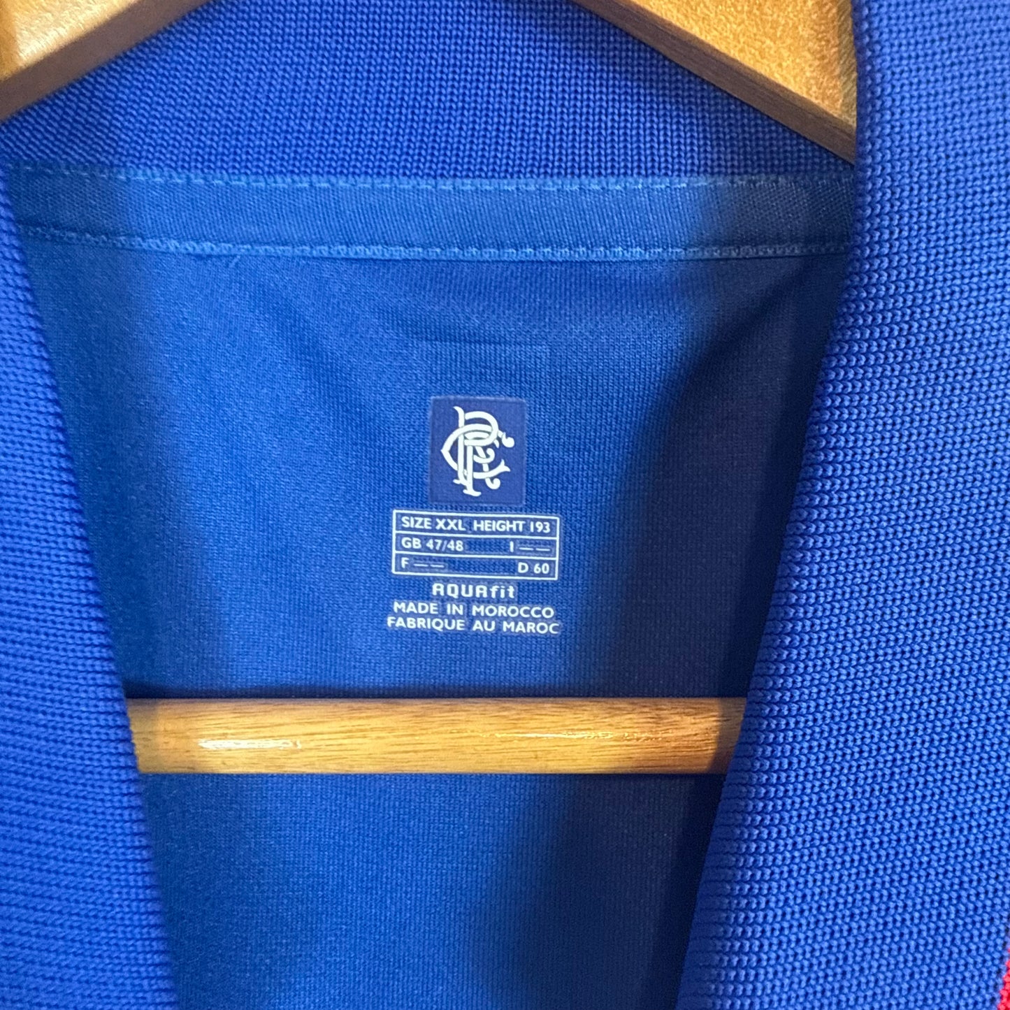 Rangers 2002-03 Diadora Home Shirt Long Sleeve Size 2XL