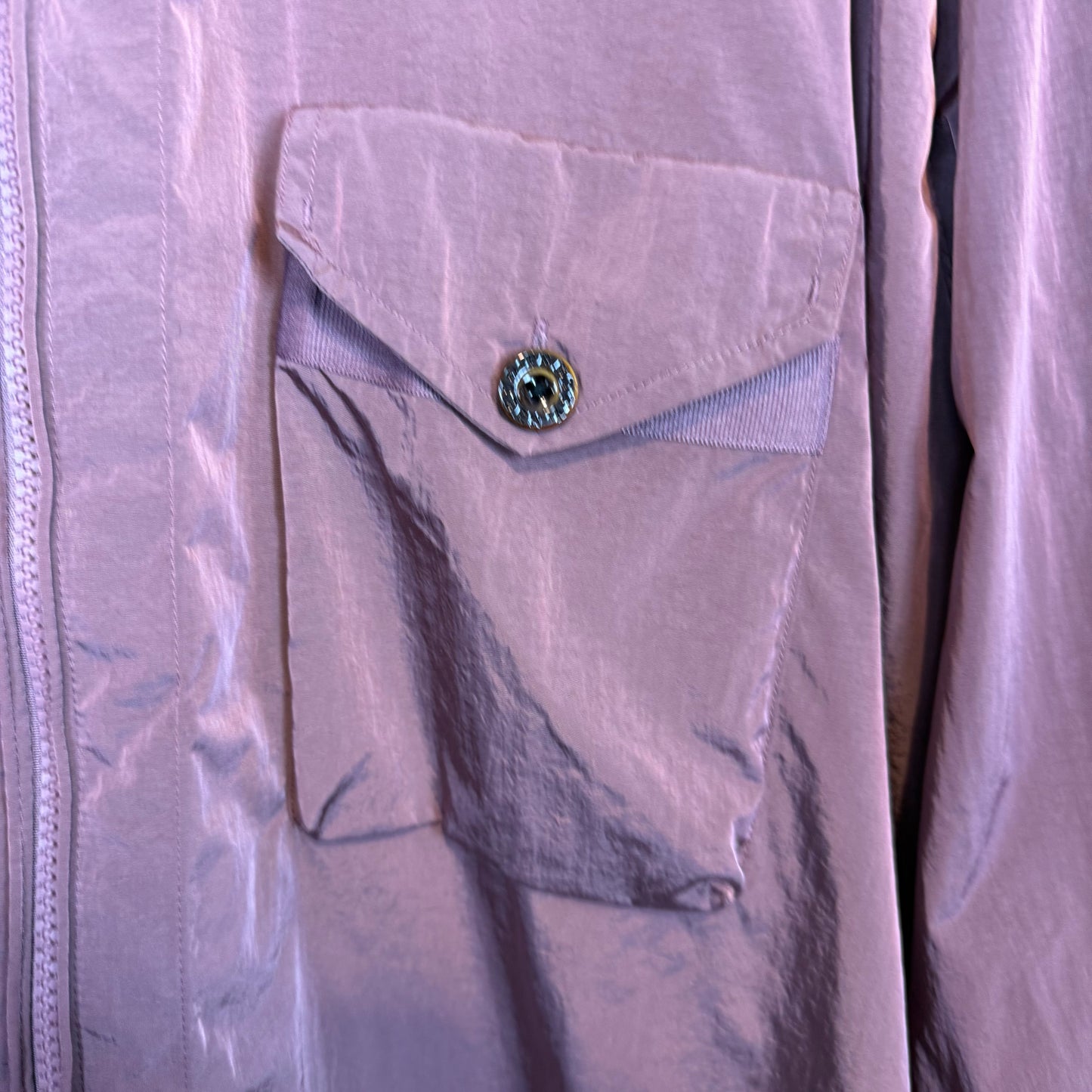 Pretty Green Purple Shimmer Light Weight Jacket Size XL