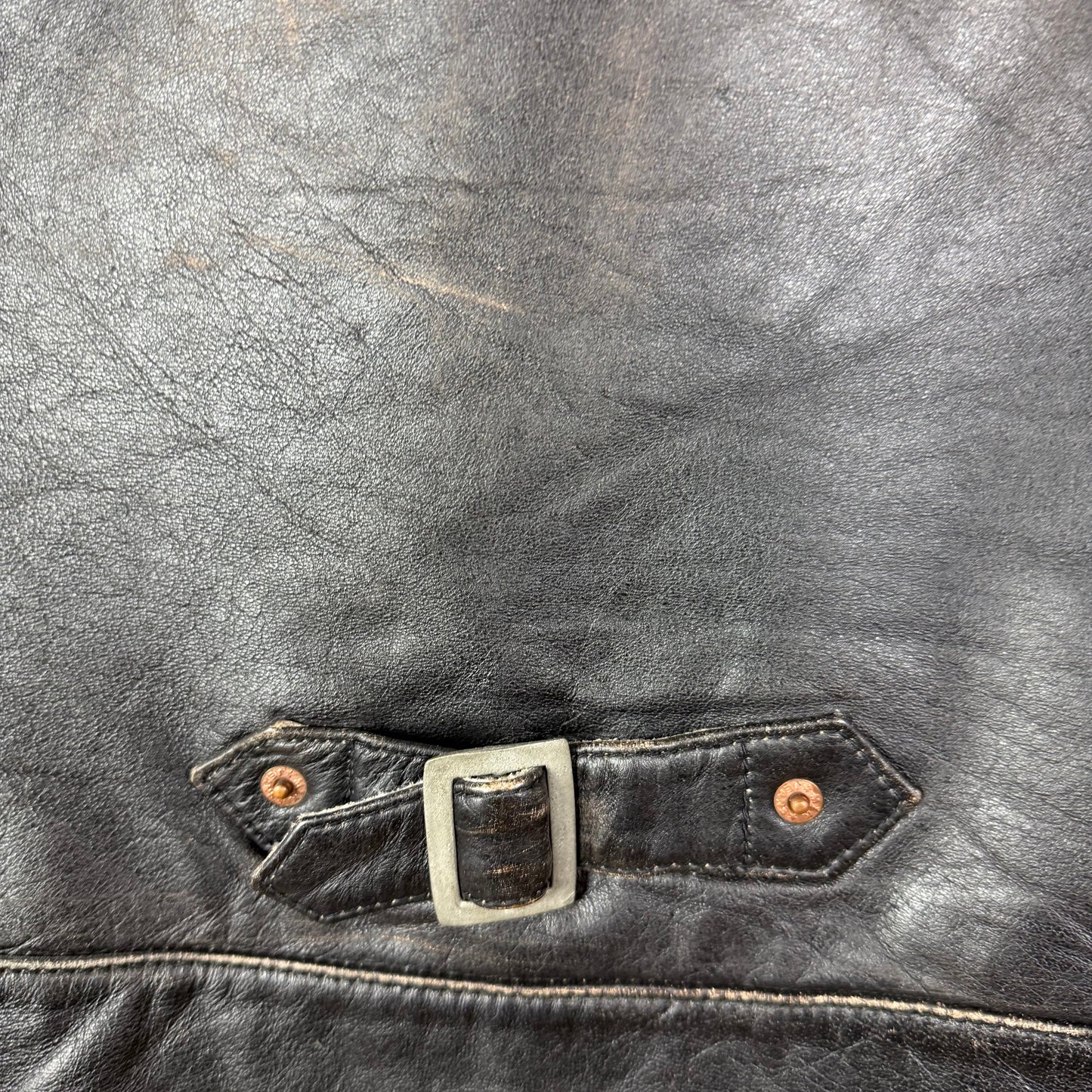 Y2K Michiko koshino Black Leather biker jacket Medium